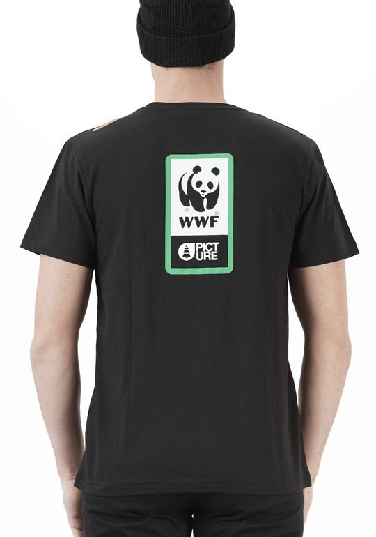  Picture T-shirt Wwf Logo Black Uomo Nero
