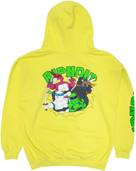  Ripndip Felpa Teenage Mutant Hoodie Neon Green Uomo Verde