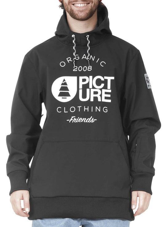  Picture Giacca Parker Jacket Black Uomo Nero