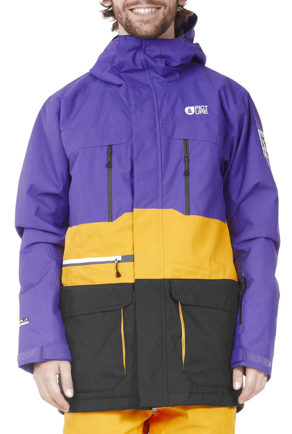 Picture giacca Pure Jacket yellow purple