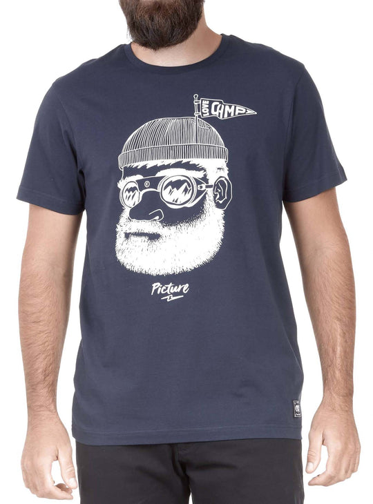  Picture T-shirt Pinecliff Tee Dark Blue Uomo