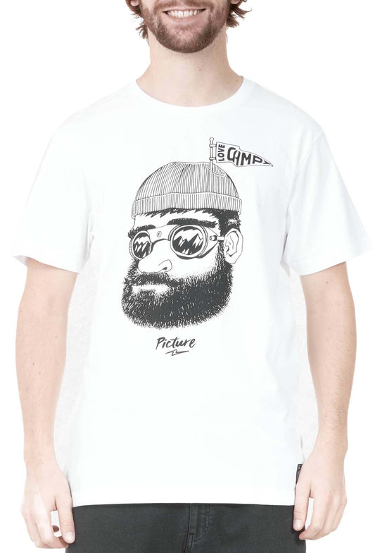  Picture T-shirt Pinecliff Tee White Uomo Bianco