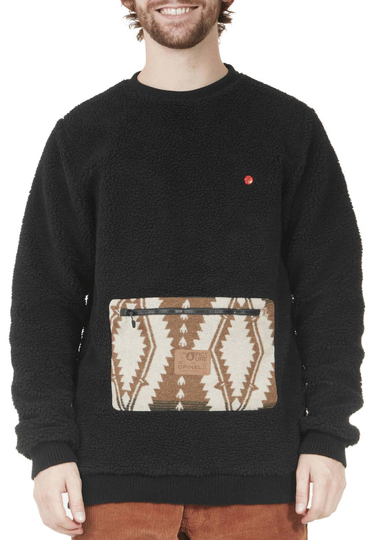  Picture Felpa Stellar Opinel Crew Black Uomo Nero