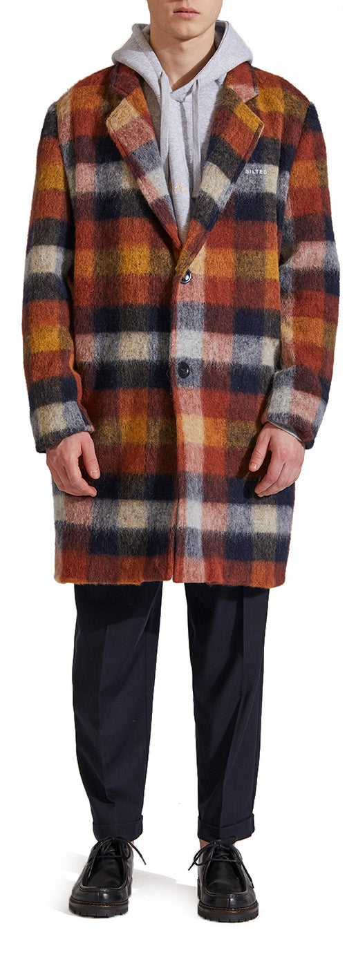  The Silted Company Giacca Sunrise Coat Tartan Uomo Marrone
