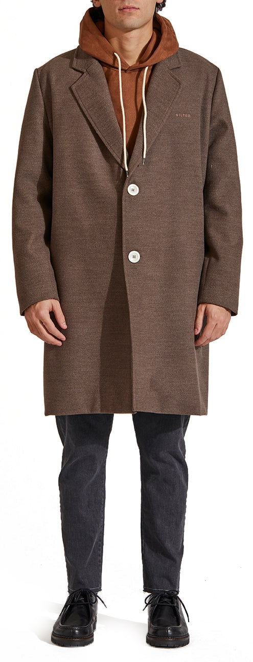  The Silted Company Giacca Sunrise Coat Moka Brown Uomo Marrone