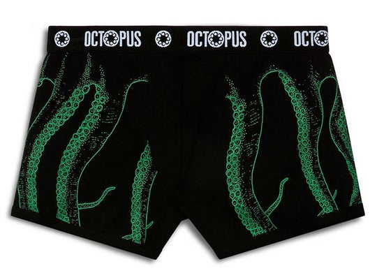  Octopus Boxer Outline Black Green Uomo Verde