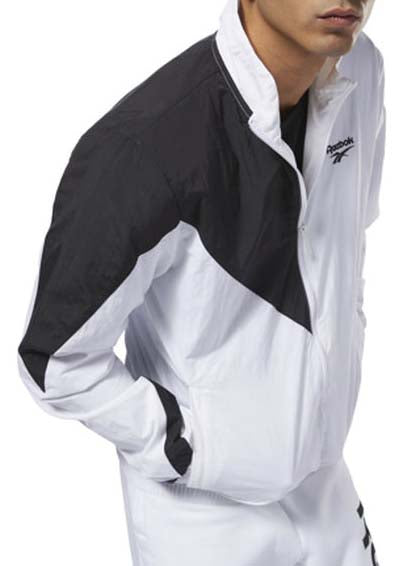  Reebok Giacca Track Top White Uomo Bianco