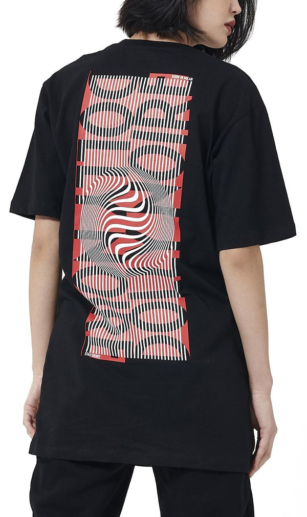 Dolly Noire t-shirt W Fluid - Long Tee black