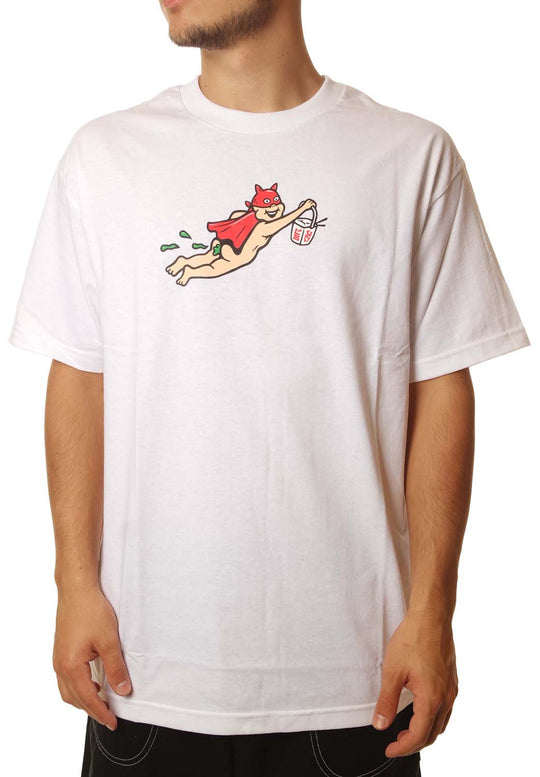  Polar T-shirt Take Away White Polar Skate Co. Uomo Bianco