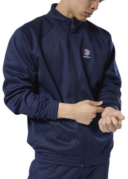  Reebok Track Jacket Classics Foundation Collegiate Navy Uomo Blu