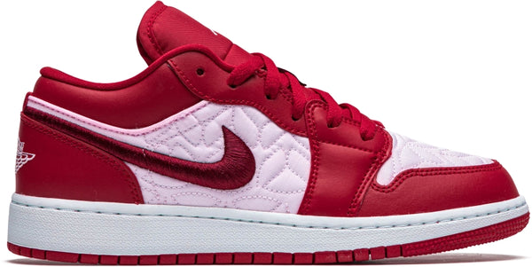 Jordan 1 Low SE Red Quilt (GS) shoes